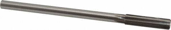 Interstate - 0.4385" High Speed Steel Chucking Reamer - Straight Flute, 0.373" Straight Shank, 1-3/4" Flute Length, 7" OAL - Benchmark Tooling