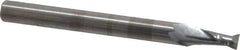 OSG - 9/64", 9/32" LOC, 3/16" Shank Diam, 2" OAL, 2 Flute, Solid Carbide Square End Mill - Single End, Uncoated, Spiral Flute, 30° Helix, Centercutting, Right Hand Cut, Right Hand Flute, Series 412 - Benchmark Tooling