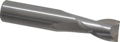 OSG - 3.5mm, 7mm LOC, 4mm Shank Diam, 51mm OAL, 2 Flute, Solid Carbide Square End Mill - Single End, Uncoated, Spiral Flute, 30° Helix, Centercutting, Right Hand Cut, Right Hand Flute, Series 412 - Benchmark Tooling