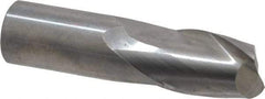 OSG - 3/4", 1" LOC, 3/4" Shank Diam, 3" OAL, 2 Flute, Solid Carbide Square End Mill - Single End, Uncoated, Spiral Flute, 30° Helix, Centercutting, Right Hand Cut, Right Hand Flute, Series 412 - Benchmark Tooling