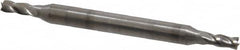 OSG - 5/64", 5/32" LOC, 1/8" Shank Diam, 1-1/2" OAL, 4 Flute, Solid Carbide Square End Mill - Double End, Uncoated, Spiral Flute, 30° Helix, Centercutting, Right Hand Cut, Right Hand Flute, Series 424 - Benchmark Tooling