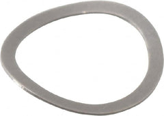 Gardner Spring - 0.194" ID x 0.242" OD, Grade 302 Stainless Steel Wave Disc Spring - 0.006" Thick, 0.03" Overall Height, 0.015" Deflection, 0.75 Lb at Deflection - Benchmark Tooling