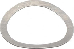 Gardner Spring - 0.243" ID x 0.305" OD, Grade 302 Stainless Steel Wave Disc Spring - 0.007" Thick, 0.03" Overall Height, 0.015" Deflection, 0.75 Lb at Deflection - Benchmark Tooling