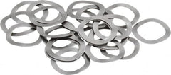 Gardner Spring - 0.265" ID x 0.367" OD, Grade 1074-1095 Steel Wave Disc Spring - 0.006" Thick, 0.03" Overall Height, 0.015" Deflection, 3 Lb at Deflection - Benchmark Tooling
