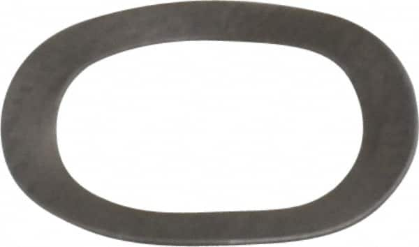 Gardner Spring - 0.265" ID x 0.367" OD, Grade 302 Stainless Steel Wave Disc Spring - 0.006" Thick, 0.03" Overall Height, 0.015" Deflection, 3 Lb at Deflection - Benchmark Tooling