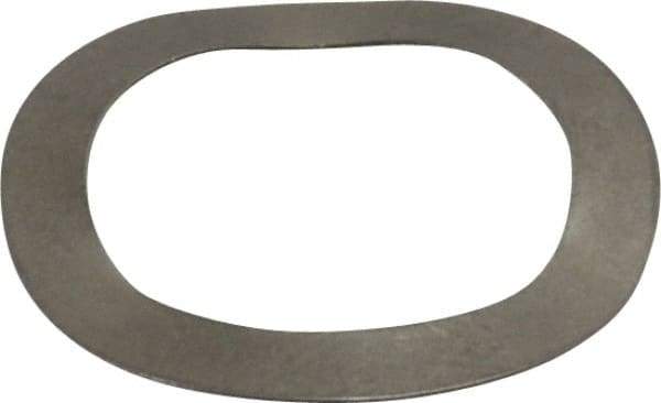 Gardner Spring - 0.531" ID x 0.734" OD, Grade 302 Stainless Steel Wave Disc Spring - 0.009" Thick, 0.05" Overall Height, 0.03" Deflection, 5.5 Lb at Deflection - Benchmark Tooling