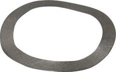 Gardner Spring - 0.65" ID x 0.855" OD, Grade 302 Stainless Steel Wave Disc Spring - 0.01" Thick, 0.06" Overall Height, 0.03" Deflection, 5.5 Lb at Deflection - Benchmark Tooling