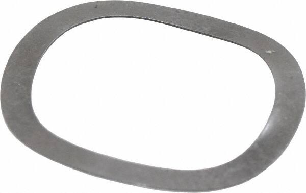 Gardner Spring - 0.839" ID x 1.08" OD, Grade 1074 Steel Wave Disc Spring - 0.012" Thick, 0.073" Overall Height, 0.036" Deflection, 10 Lb at Deflection - Benchmark Tooling