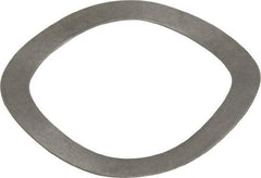 Gardner Spring - 1.872" ID x 2.42" OD, Grade 1074 Steel Wave Disc Spring - 0.025" Thick, 0.168" Overall Height, 0.082" Deflection, 45 Lb at Deflection - Benchmark Tooling