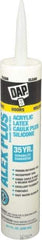 DAP - 10.1 oz Tube Clear Acrylic & Latex Caulk - -30 to 180°F Operating Temp, 30 min Tack Free Dry Time, 24 hr Full Cure Time - Benchmark Tooling