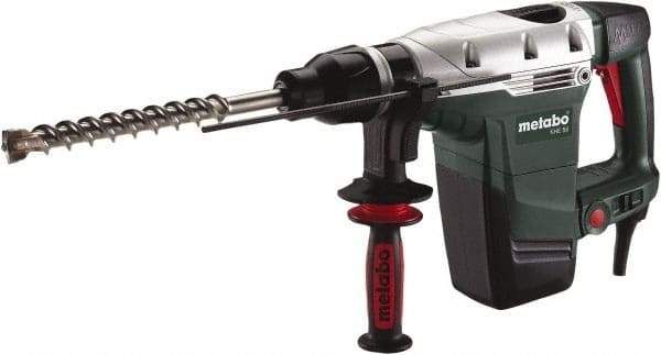 Metabo - 120 Volt 1-3/4" SDS Max Chuck Electric Hammer Drill - 0 to 2,840 BPM, 0 to 450 RPM, Reversible - Benchmark Tooling