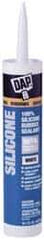 DAP - 10.1 oz Tube White RTV Silicone Joint Sealant - -40 to 400°F Operating Temp, 10 to 20 min Tack Free Dry Time, 24 hr Full Cure Time - Benchmark Tooling