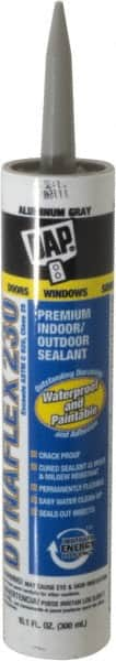 DAP - 10.1 oz Cartridge Gray Acrylic & Latex Caulk - -30 to -29.2°F Operating Temp, 30 min Tack Free Dry Time - Benchmark Tooling