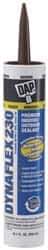 DAP - 10.1 oz Cartridge Brown Acrylic & Latex Caulk - -30 to 180°F Operating Temp, 30 min Tack Free Dry Time - Benchmark Tooling