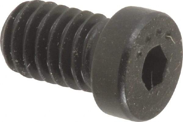 Made in USA - 5/16-18 UNC Hex Socket Drive, Low Socket Cap Screw - Grade 4037 Alloy Steel, Black Oxide Finish, Fully Threaded, 1/2" Length Under Head - Benchmark Tooling