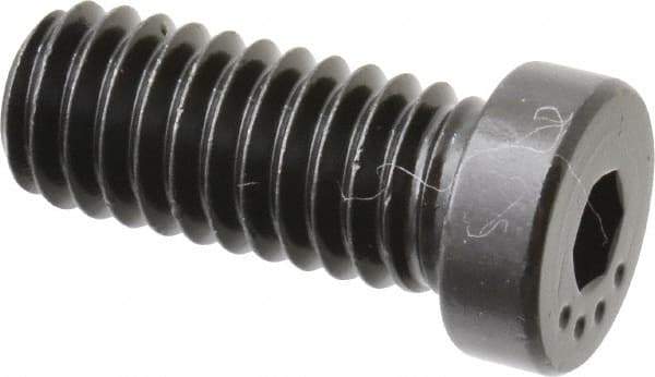 Made in USA - 5/16-18 UNC Hex Socket Drive, Low Socket Cap Screw - Grade 4037 Alloy Steel, Black Oxide Finish, Fully Threaded, 3/4" Length Under Head - Benchmark Tooling