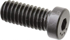 Made in USA - 5/16-18 UNC Hex Socket Drive, Low Socket Cap Screw - Grade 4037 Alloy Steel, Black Oxide Finish, Fully Threaded, 3/4" Length Under Head - Benchmark Tooling