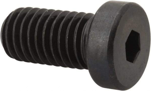 Made in USA - 1/2-13 UNC Hex Socket Drive, Low Socket Cap Screw - Grade 4037 Alloy Steel, Black Oxide Finish, Fully Threaded, 1" Length Under Head - Benchmark Tooling