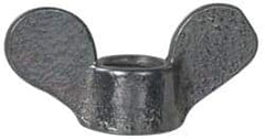 Value Collection - 5/16-18 UNC, Uncoated, Steel Standard Wing Nut - Grade 1015-1025, 1-1/4" Wing Span, 0.656" Wing Span, 15/32" Base Diam - Benchmark Tooling