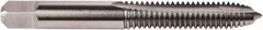 Union Butterfield - 1/4-20 UNC, 3 Flute, TiN Finish, High Speed Steel Spiral Point Tap - Plug Chamfer, Right Hand Thread, 2-1/2" OAL, 1" Thread Length, 0.255" Shank Diam, 2B/3B Class of Fit, Series TN1585 - Exact Industrial Supply