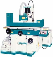 Clausing - 20 Inch Long x 10 Inch Wide Table, 5 to 25 m per Min, 3 Phase, Automatic Floor Machine Surface Grinder - 3 hp, 3,450 RPM Spindle Speed, 230/460 Volts, 95 Inch Overall Length, 1-1/4 Inch Arbor Hole Diameter - Benchmark Tooling