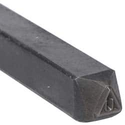 Made in USA - 3/16 Inch Character Size, U within a Triangle, Code Stamp - Steel - Benchmark Tooling