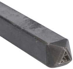 Made in USA - 3/16 Inch Character Size, Z within a Triangle, Code Stamp - Steel - Benchmark Tooling