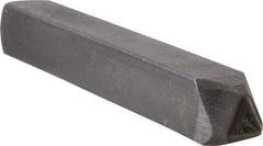 Made in USA - 3/16 Inch Character Size, 25 within a Triangle, Code Stamp - Steel - Benchmark Tooling