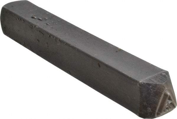 Made in USA - 3/16 Inch Character Size, 28 within a Triangle, Code Stamp - Steel - Benchmark Tooling