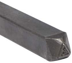 Made in USA - 3/16 Inch Character Size, 40 within a Triangle, Code Stamp - Steel - Benchmark Tooling