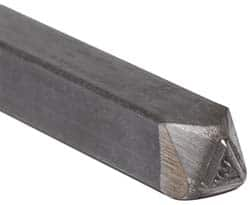 Made in USA - 3/16 Inch Character Size, 42 within a Triangle, Code Stamp - Steel - Benchmark Tooling