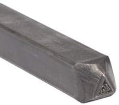 Made in USA - 3/16 Inch Character Size, 49 within a Triangle, Code Stamp - Steel - Benchmark Tooling