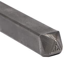 Made in USA - 3/16 Inch Character Size, 51 within a Triangle, Code Stamp - Steel - Benchmark Tooling