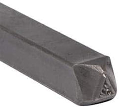 Made in USA - 3/16 Inch Character Size, 52 within a Triangle, Code Stamp - Steel - Benchmark Tooling