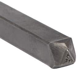 Made in USA - 3/16 Inch Character Size, 53 within a Triangle, Code Stamp - Steel - Benchmark Tooling