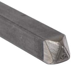 Made in USA - 3/16 Inch Character Size, 57 within a Triangle, Code Stamp - Steel - Benchmark Tooling