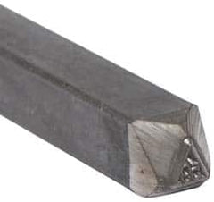 Made in USA - 3/16 Inch Character Size, 59 within a Triangle, Code Stamp - Steel - Benchmark Tooling