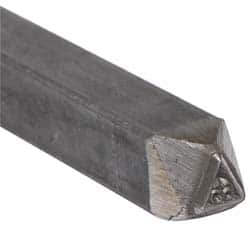 Made in USA - 3/16 Inch Character Size, 65 within a Triangle, Code Stamp - Steel - Benchmark Tooling