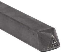 Made in USA - 3/16 Inch Character Size, 69 within a Triangle, Code Stamp - Steel - Benchmark Tooling