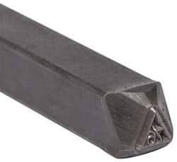 Made in USA - 3/16 Inch Character Size, 76 within a Triangle, Code Stamp - Steel - Benchmark Tooling