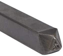 Made in USA - 3/16 Inch Character Size, 78 within a Triangle, Code Stamp - Steel - Benchmark Tooling