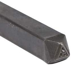 Made in USA - 3/16 Inch Character Size, 80 within a Triangle, Code Stamp - Steel - Benchmark Tooling