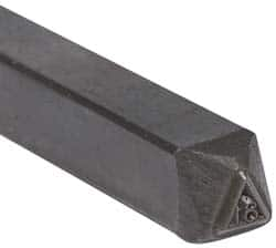 Made in USA - 3/16 Inch Character Size, 81 within a Triangle, Code Stamp - Steel - Benchmark Tooling