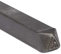 Made in USA - 3/16 Inch Character Size, 85 within a Triangle, Code Stamp - Steel - Benchmark Tooling