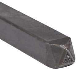 Made in USA - 3/16 Inch Character Size, 92 within a Triangle, Code Stamp - Steel - Benchmark Tooling