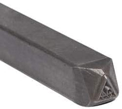 Made in USA - 3/16 Inch Character Size, 94 within a Triangle, Code Stamp - Steel - Benchmark Tooling