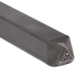 Made in USA - 1/4 Inch Character Size, 98 within a Triangle, Code Stamp - Steel - Benchmark Tooling