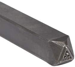 Made in USA - 3/16 Inch Character Size, 99 within a Triangle, Code Stamp - Steel - Benchmark Tooling