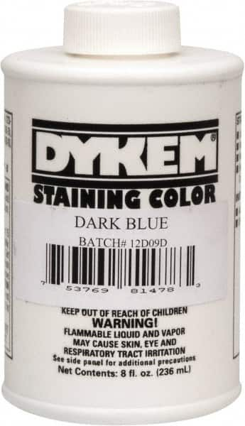 Dykem - 8 Ounce Dark Blue Staining Color - Brush in Cap Container - Benchmark Tooling