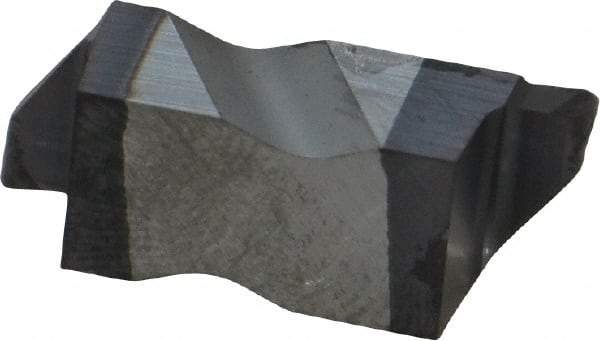 Kennametal - 3031NRP Grade KC5010, 1.58mm Cutting Width Carbide Grooving Insert - 2.39mm Max Depth of Cut, Right Hand, 0.79mm Corner Radius, TiAlN Finish - Benchmark Tooling